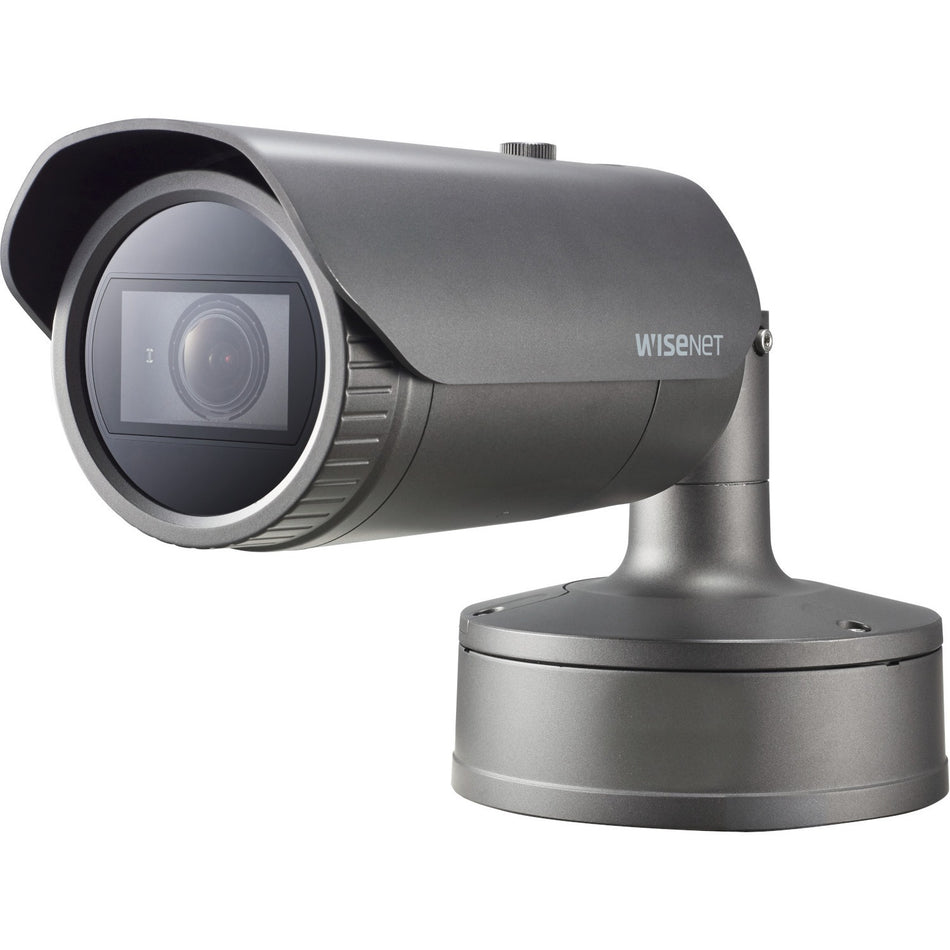 Wisenet XNO-8080R 5 Megapixel Network Camera - Color - Bullet - Dark Gray - XNO-8080R