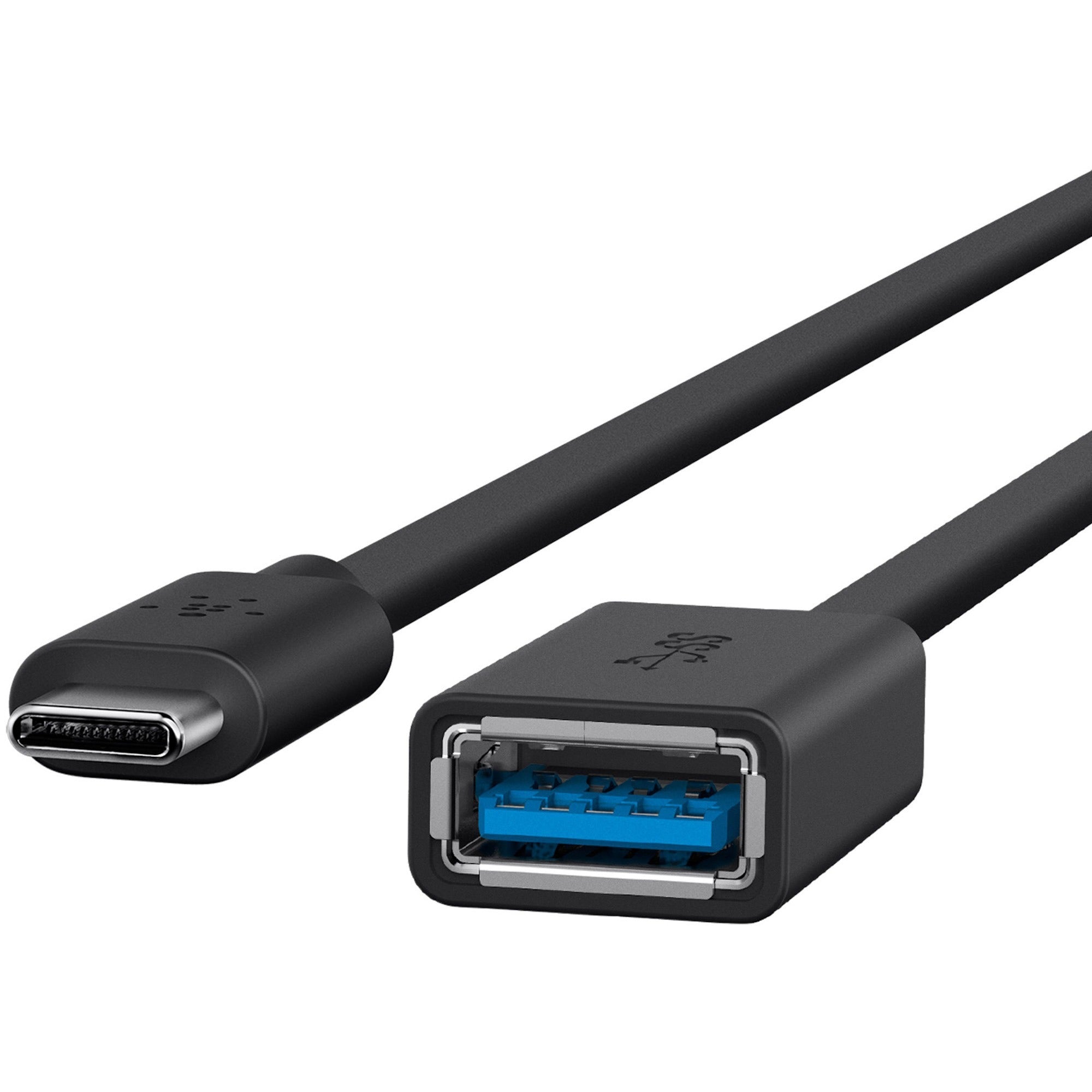Belkin USB-C to USB-A Adapter - USB 3.0 Charger - 5 Gbps - Black - B2B150-BLK