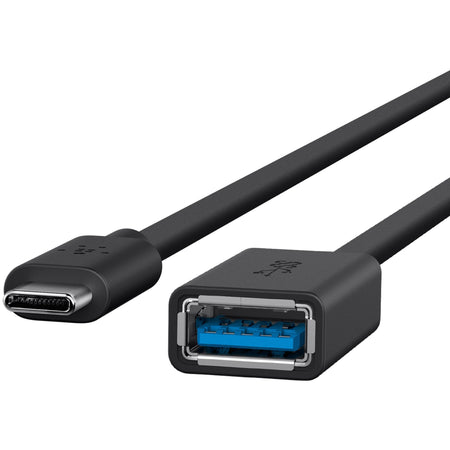 Belkin USB-C to USB-A Adapter - USB 3.0 Charger - 5 Gbps - Black - B2B150-BLK