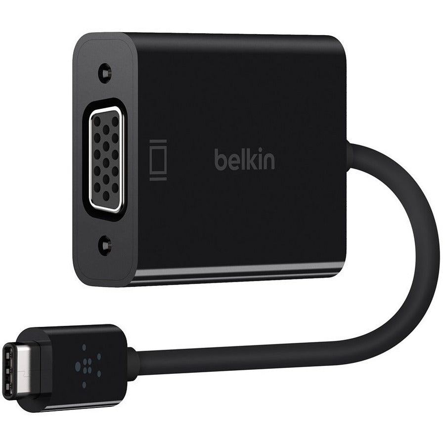 Belkin USB-C to VGA Adapter (For Business / Bag & Label) - B2B143-BLK