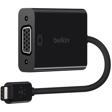 Belkin USB-C to VGA Adapter (For Business / Bag & Label) - B2B143-BLK