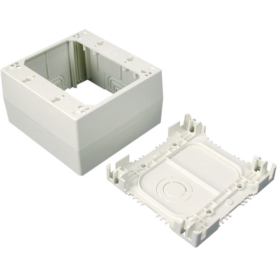 Wiremold NM2044-2 Mounting Box for Power Strip, Communication Module, Cable Raceway - NM2044-2