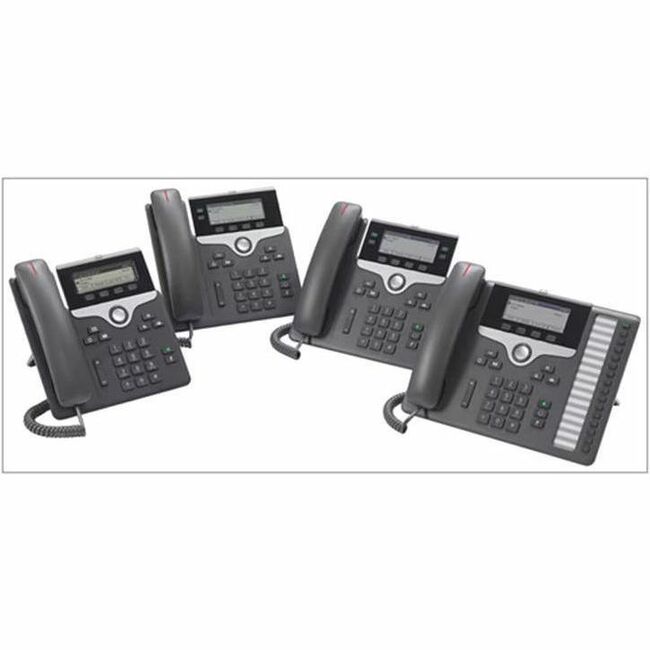 Cisco 7811 IP Phone - Refurbished - Corded - Corded - Wall Mountable - Charcoal - CP-7811-K9-RF