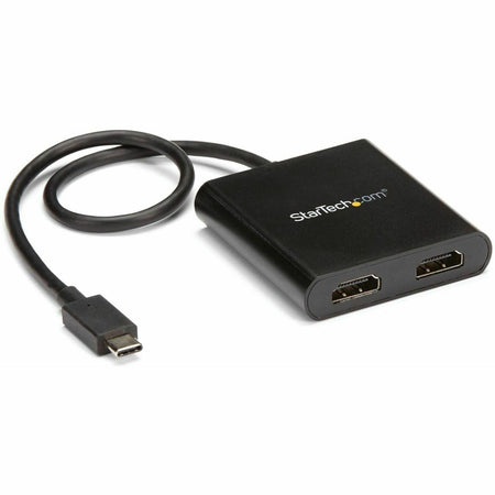 StarTech.com USB-C to Dual HDMI Adapter, USB Type-C Multi-Monitor MST Hub, Dual 4K 30Hz HDMI Laptop Display Extender/Splitter, Windows~ - MSTCDP122HD