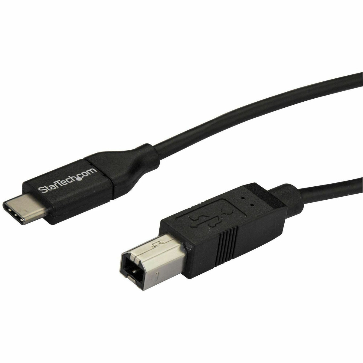 StarTech.com 2m 6 ft USB C to USB B Cable - M/M - USB 2.0 - USB Type C Printer Cable - USB 2.0 Type-C to Type-B Cable - USB2CB2M
