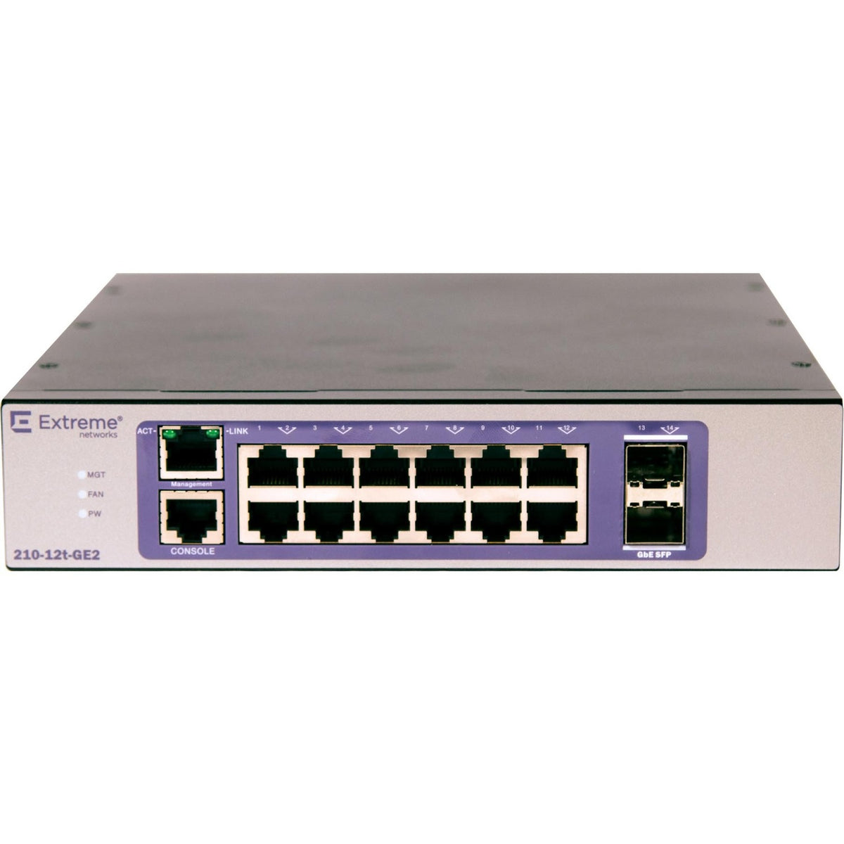 Extreme Networks 210-12t-GE2 Ethernet Switch - 16566