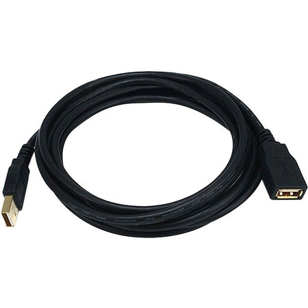 Monoprice 10ft USB 2.0 A Male to A Female Extension 28/24AWG Cable (Gold Plated) - 5434