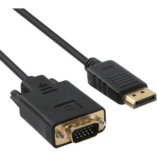 Axiom DisplayPort Male to VGA Male Adapter Cable 6ft - DPMVGAM06-AX
