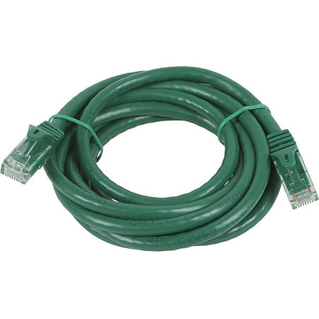 Monoprice FLEXboot Series Cat5e 24AWG UTP Ethernet Network Patch Cable, 7ft Green - 11384