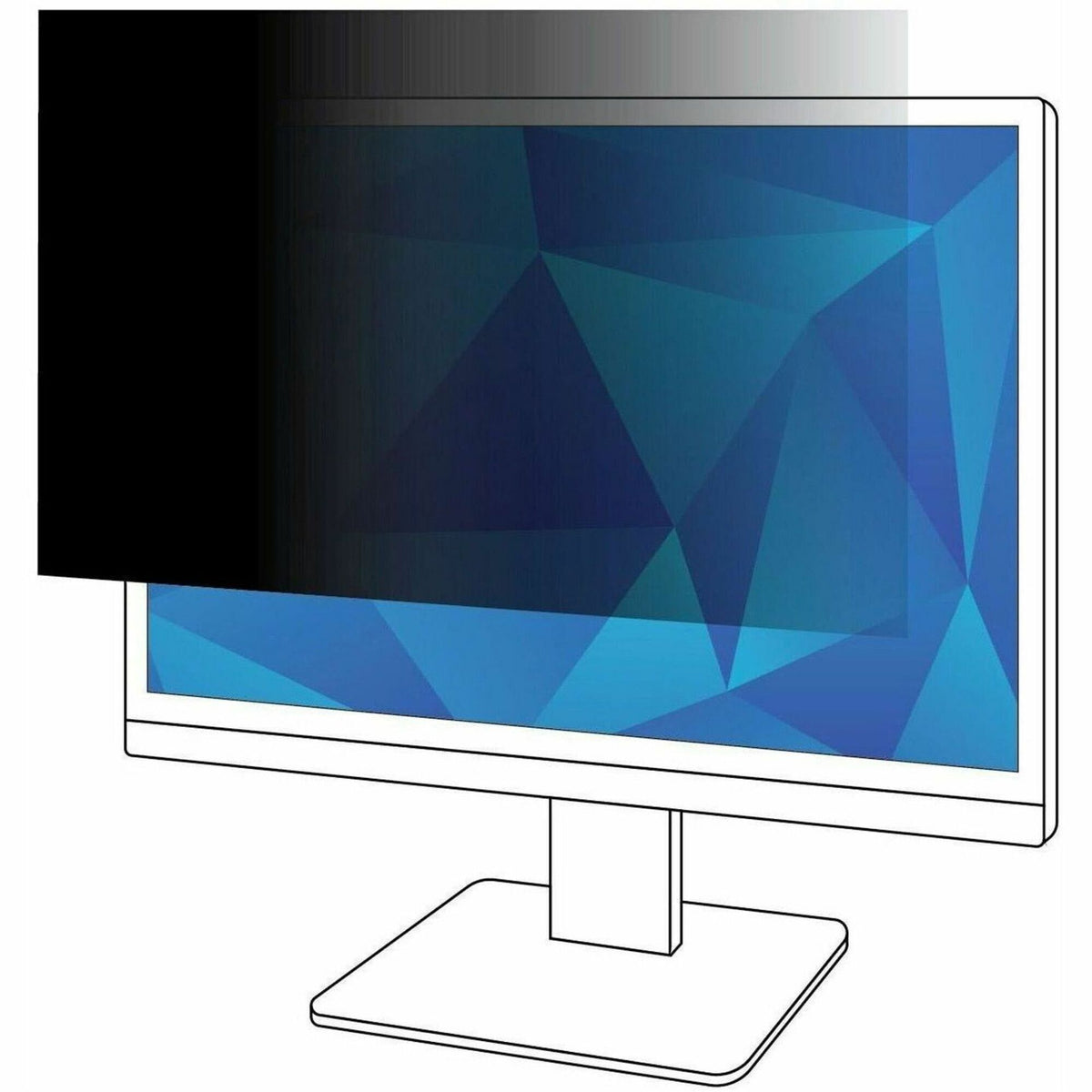 3M&trade; Privacy Filter for 22in Monitor, 16:10, PF220W1B - PF220W1B