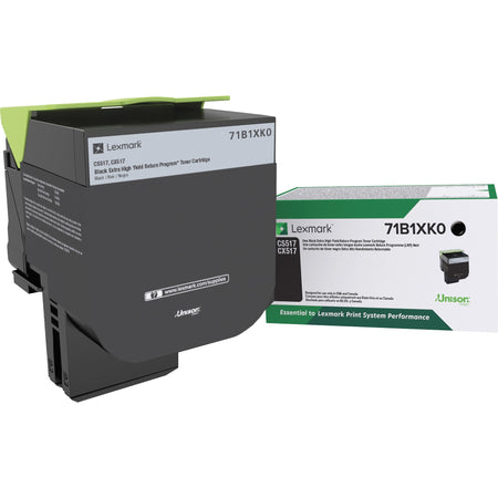 Lexmark Original Extra High Yield Laser Toner Cartridge - Black - 1 Each - 71B1XK0