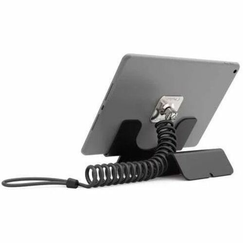 Compulocks Universal Tablet Holder Black with Coiled Cable Lock Black - CL12CUTHBB