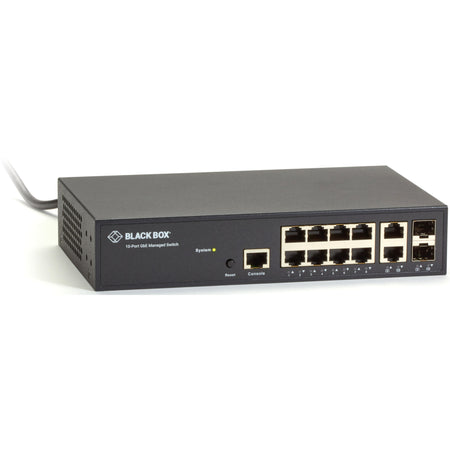 Black Box Gigabit Managed Ethernet Switch - 10-Ports - LGB1110A