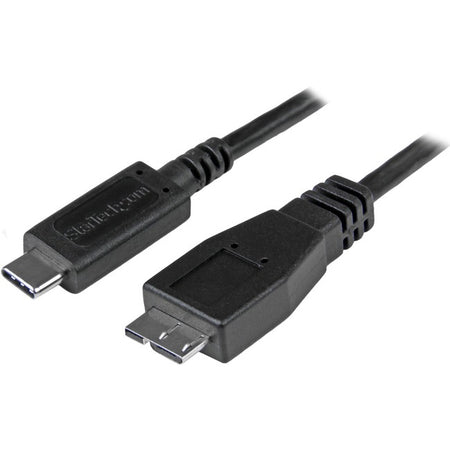 StarTech.com 0.5m USB C to Micro USB Cable - M/M - USB 3.1 Cable (10Gbps) - USB 3.1 Type C to Micro USB Type B Cable - USB31CUB50CM