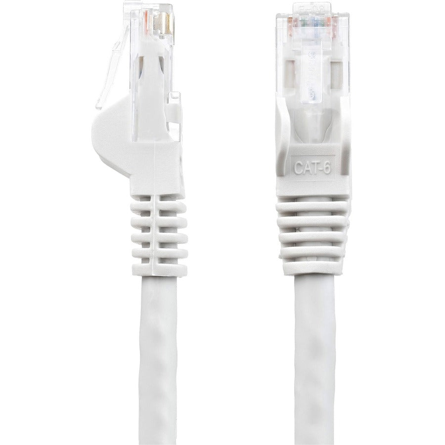 StarTech.com 125ft CAT6 Ethernet Cable - White Snagless Gigabit - 100W PoE UTP 650MHz Category 6 Patch Cord UL Certified Wiring/TIA - N6PATCH125WH