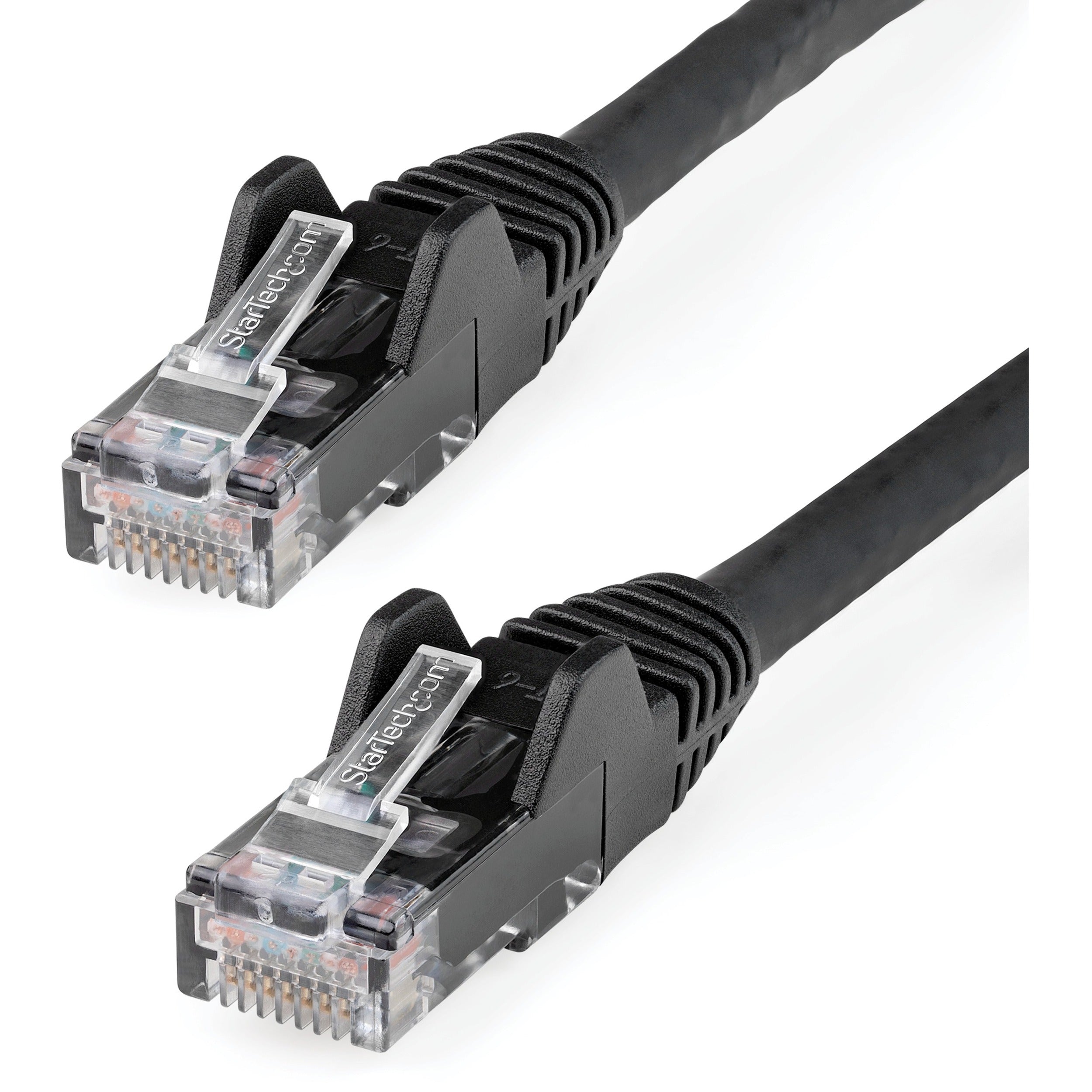 StarTech.com 6in CAT6 Ethernet Cable - Black Snagless Gigabit - 100W PoE UTP 650MHz Category 6 Patch Cord UL Certified Wiring/TIA - N6PATCH6INBK