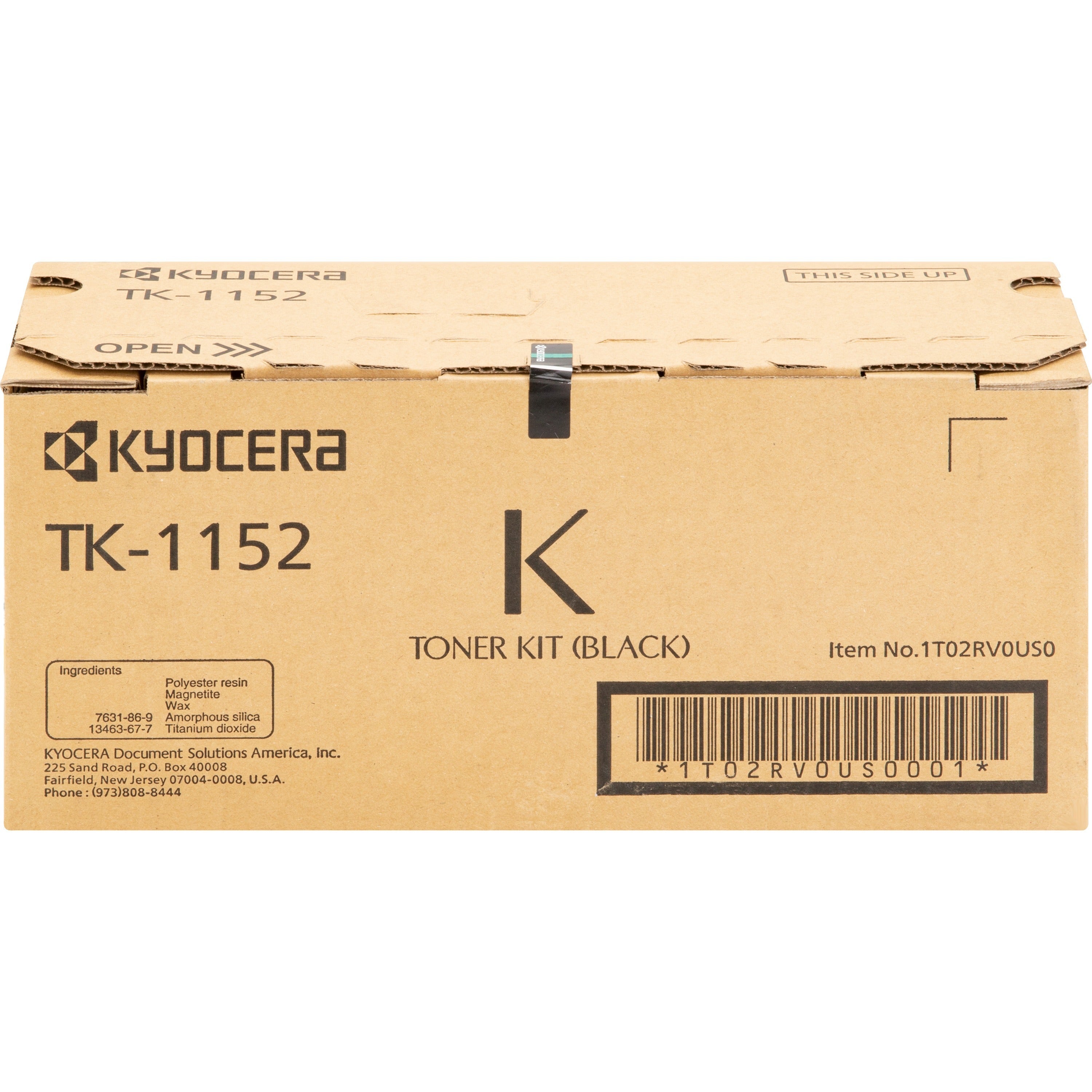 Kyocera TK-1152 Original Laser Toner Cartridge - Black - 1 Each - TK-1152