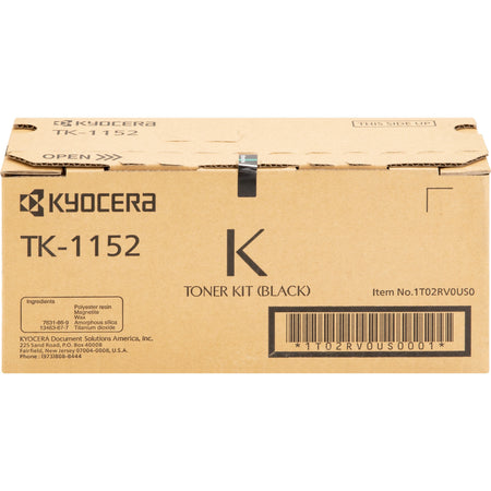 Kyocera TK-1152 Original Laser Toner Cartridge - Black - 1 Each - TK-1152