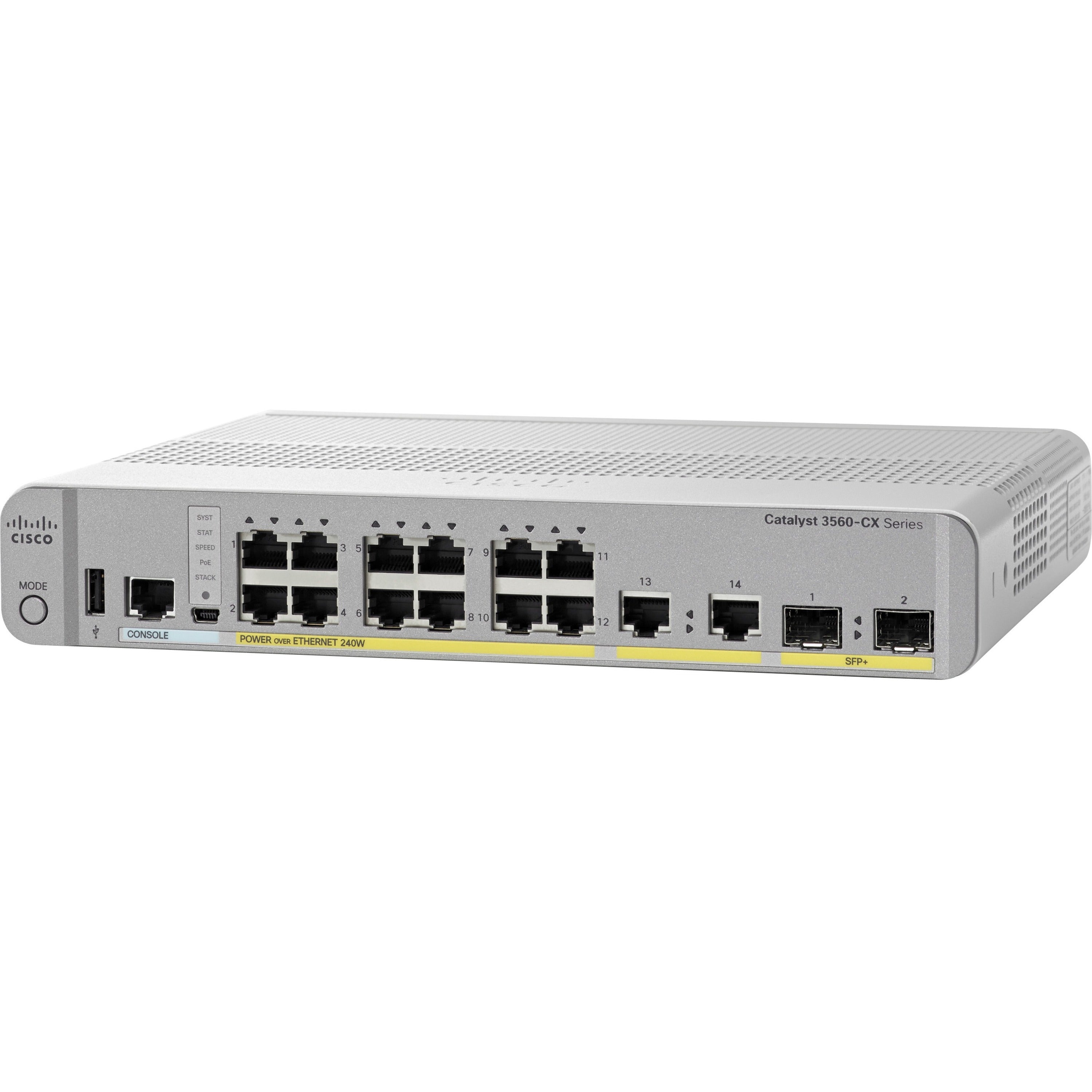 Cisco 3560CX-12PD-S Layer 3 Switch - WS-C3560CX12PDS-RF