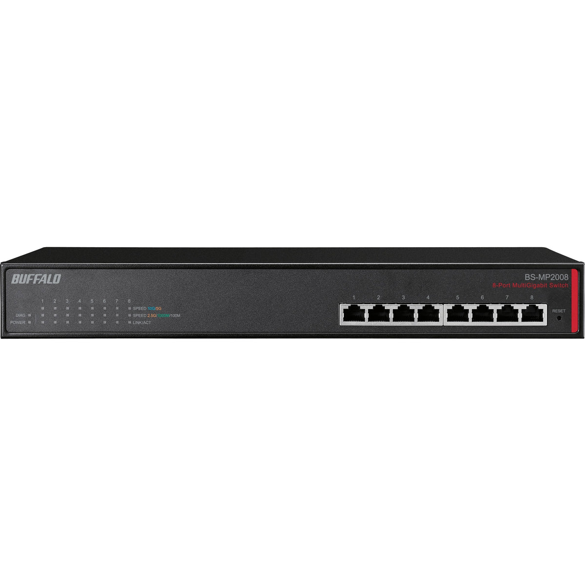 Buffalo Multi-Gigabit 8 Ports Business Switch (BS-MP2008) - BS-MP2008