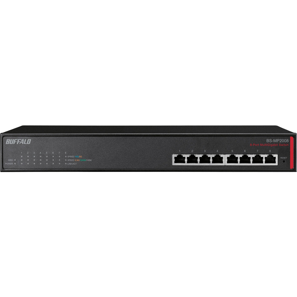 Buffalo Multi-Gigabit 8 Ports Business Switch (BS-MP2008) - BS-MP2008