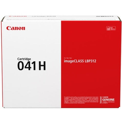 Canon 041 Original High Yield Laser Toner Cartridge - Black Pack - 0453C001