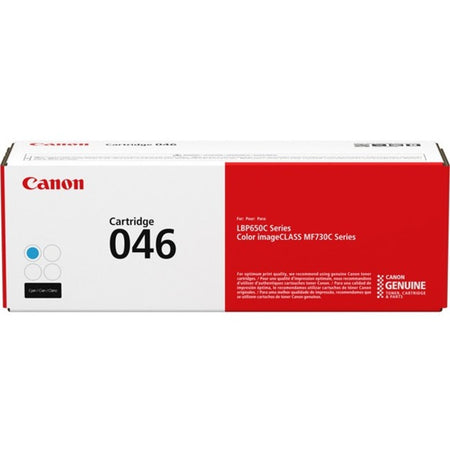 Canon 046 Standard Yield Laser Toner Cartridge - Cyan - 1 Each - 1249C001