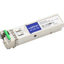 AddOn ADTRAN 1442412F2 Compatible TAA Compliant 10GBase-BX SFP+ Transceiver (SMF, 1270nmTx/1330nmRx, 60km, LC, DOM) - 1442412F2-AO