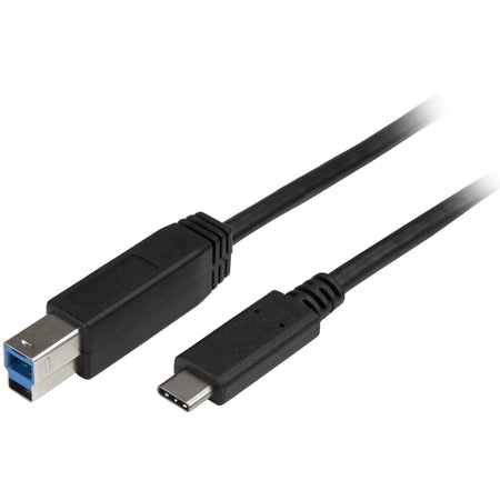 StarTech.com 2m 6 ft USB C to USB B Printer Cable - M/M - USB 3.0 (5Gbps) USB B Cable - USB C to USB B Cable - USB Type C to Type B Cable - USB315CB2M