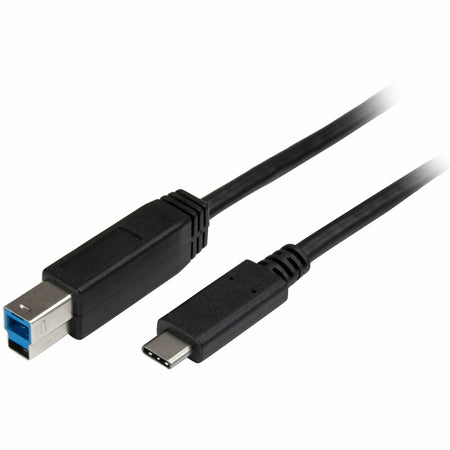 StarTech.com 2m 6 ft USB C to USB B Printer Cable - M/M - USB 3.0 (5Gbps) USB B Cable - USB C to USB B Cable - USB Type C to Type B Cable - USB315CB2M