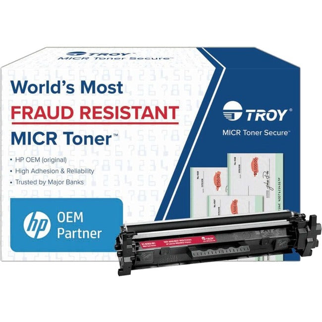 Troy Toner Secure Original MICR Standard Yield Laser Toner Cartridge CF230A - Black - 1 Pack - 02-82028-001