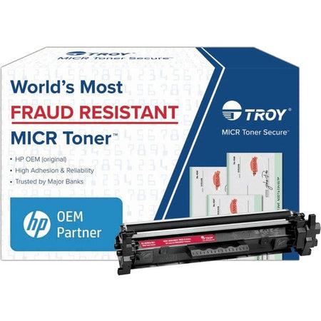 Troy Toner Secure Original MICR Standard Yield Laser Toner Cartridge CF230A - Black - 1 Pack - 02-82028-001