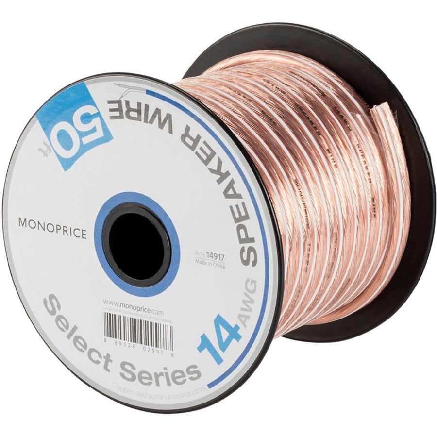 Monoprice Select Series 14AWG Speaker Wire, 50ft - 14917