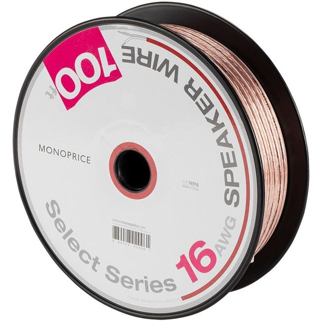 Monoprice Select Series 16AWG Speaker Wire, 100ft - 14916