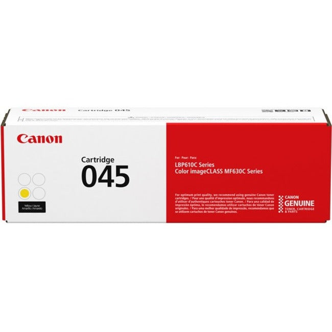 Canon 045 Standard Yield Laser Toner Cartridge - Yellow Pack - 1239C001