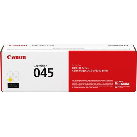 Canon 045 Standard Yield Laser Toner Cartridge - Yellow Pack - 1239C001