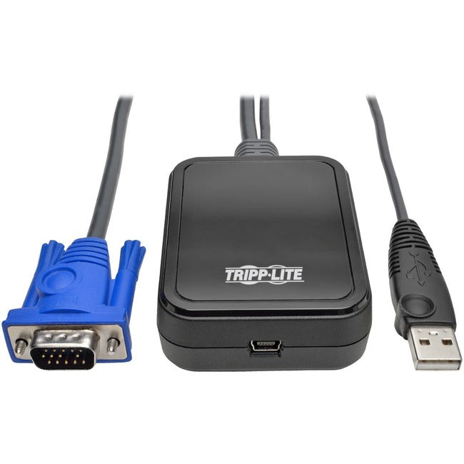 Tripp Lite by Eaton KVM Console to USB 2.0 Portable Laptop Crash Cart Adapter with File Transfer and Video Capture, 1920 x 1200 @ 60 Hz - B032-VU1