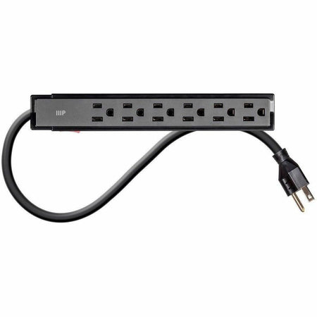 Monoprice Obsidian 15873 6-Outlets Surge Suppressor/Protector - 15873