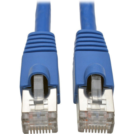 Tripp Lite by Eaton Cat6a 10G Snagless Shielded STP Ethernet Cable (RJ45 M/M) PoE Blue 20 ft. (6.09 m) - N262-020-BL
