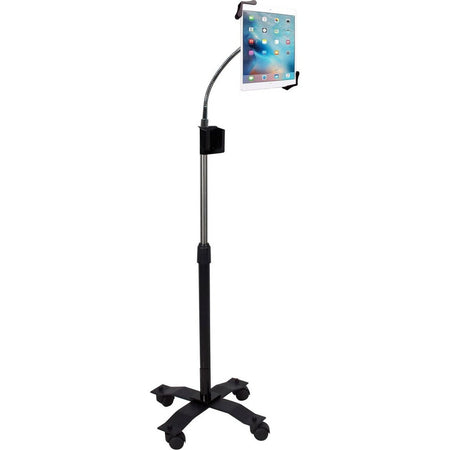 CTA Digital Compact Floor Stand w/ Gooseneck for 7-13" Tablets - PAD-CGS