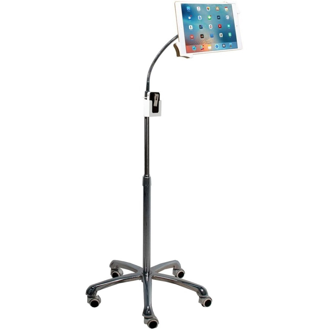CTA Digital Heavy-Duty Gooseneck Floor Stand for 7-13" inch Tablets - PAD-HFS