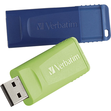 64GB Store 'n' Go USB Flash Drive - 2pk - Blue, Green - 99812