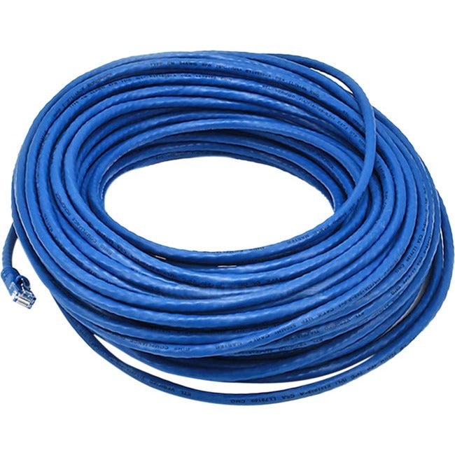 Monoprice Cat5e 24AWG UTP Ethernet Network Patch Cable, 100ft Blue - 146