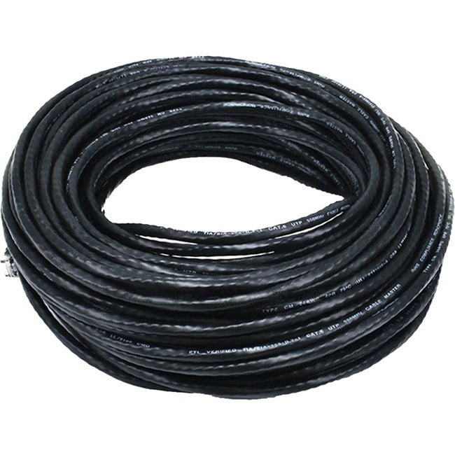 Monoprice Cat5e 24AWG UTP Ethernet Network Patch Cable, 100ft Black - 2164