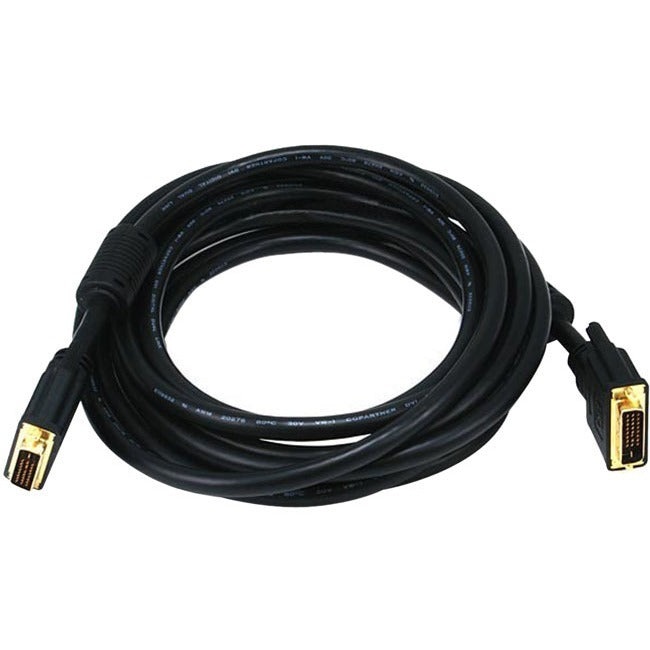Monoprice 15ft 28AWG CL2 Dual Link DVI-D Cable - Black - 2760