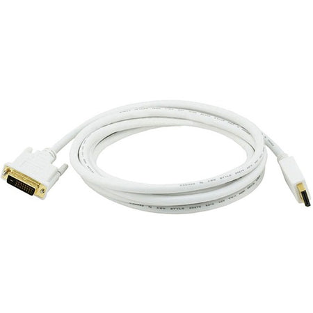 Monoprice 10ft 28AWG DisplayPort to DVI Cable - White - 6016