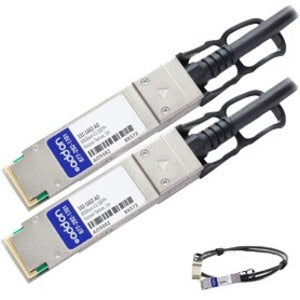 AddOn Dell 332-1662 Compatible TAA Compliant 40GBase-CU QSFP+ to QSFP+ Direct Attach Cable (Passive Twinax, 1m) - 332-1662-AO