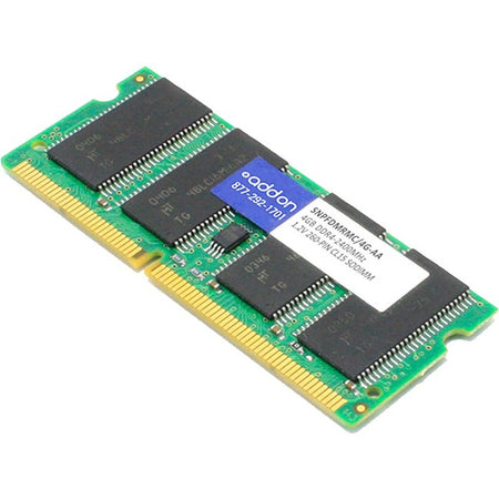 AddOn AA2133D4SR8S/4G x1 Dell SNPFDMRMC/4G Compatible 4GB DDR4-2133MHz Unbuffered Single Rank x8 1.2V 260-pin CL15 SODIMM - SNPFDMRMC/4G-AA