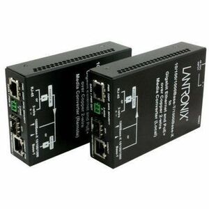 Ethernet Over 2-Wire Extender With PoE+ 1 10/100/1000Base RJ-45/SFP Combo Port + 1 1000Base-T RJ-45 Port or 2-Wire Terminal Block - EO2PSE4052-111