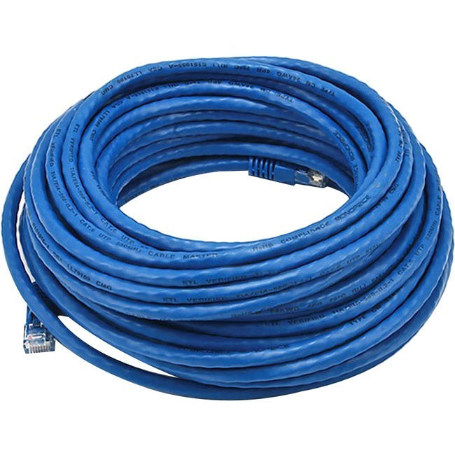 Monoprice Cat6 24AWG UTP Ethernet Network Patch Cable, 50ft Blue - 2118